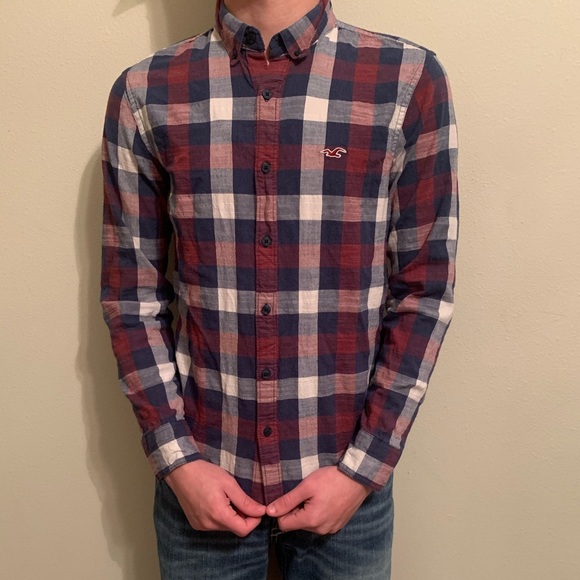Men’s xsmall Hollister button up dress shirt - Picture 1 of 3